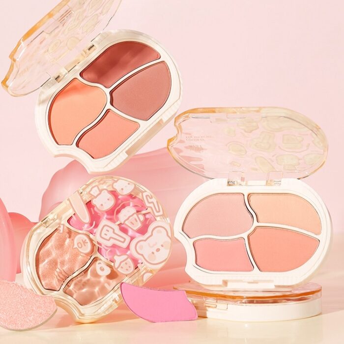 رژگونه پودری چهار رنگ XIXI